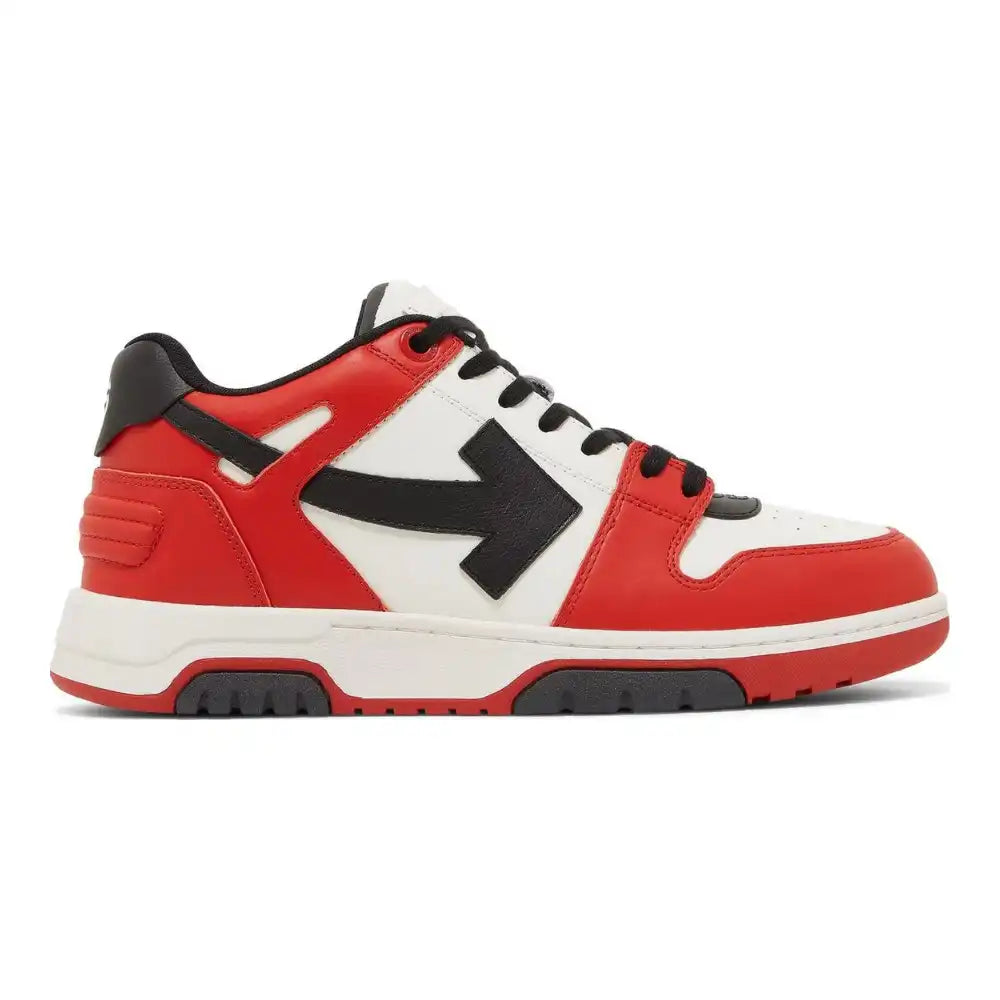 Out of Office Calf Leather Low - White | Red | Black