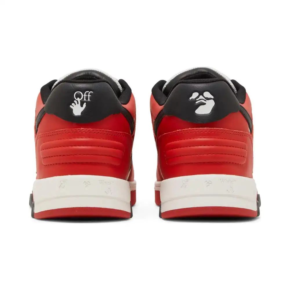 Out of Office Calf Leather Low - White | Red | Black