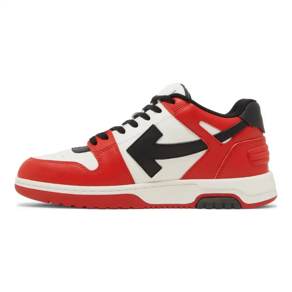 Out of Office Calf Leather Low - White | Red | Black