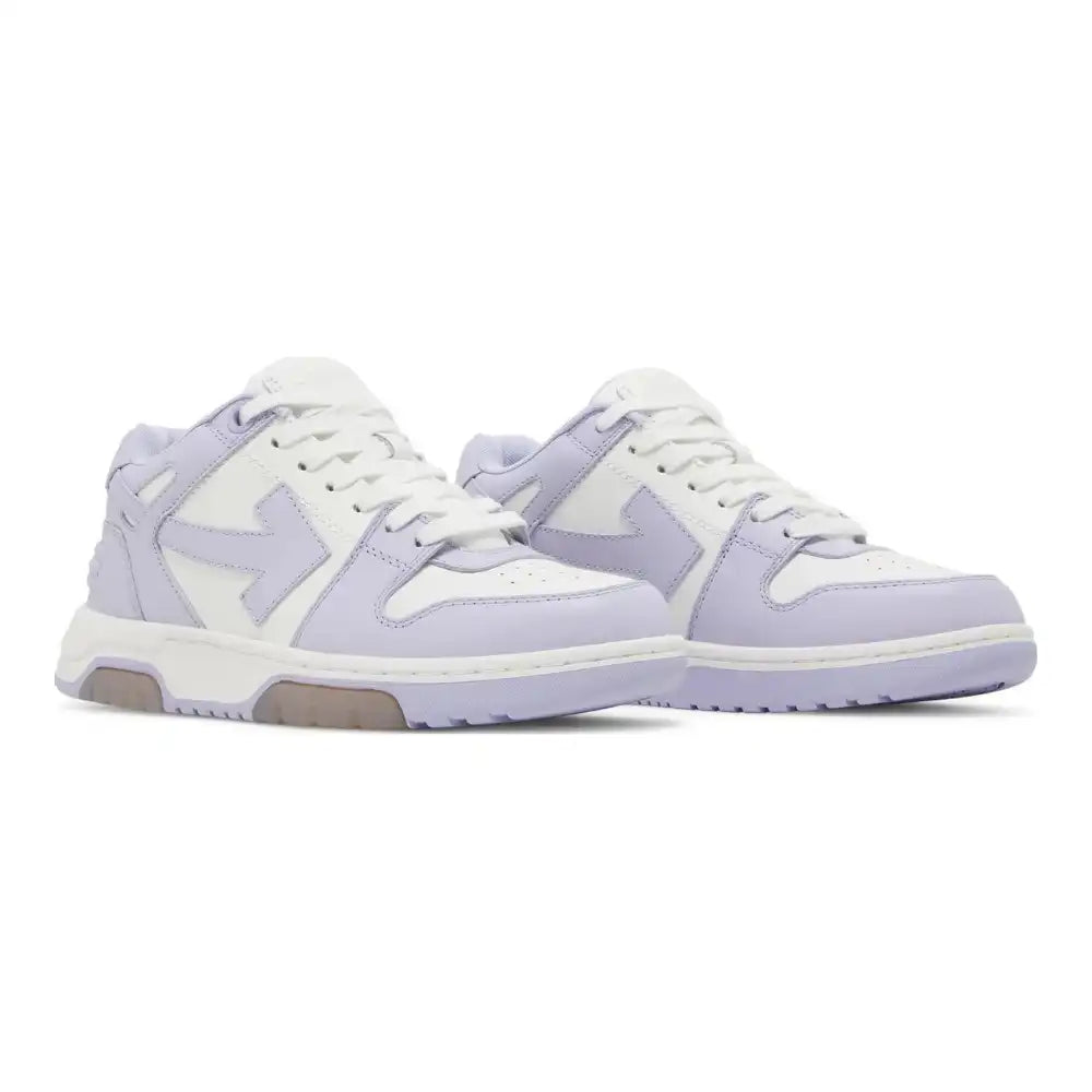 Out of Office Calf Leather - White | Purple