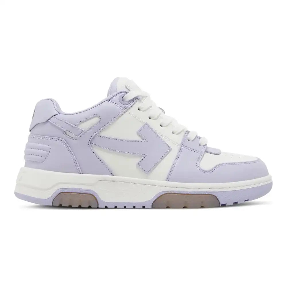 Out of Office Calf Leather - White | Purple