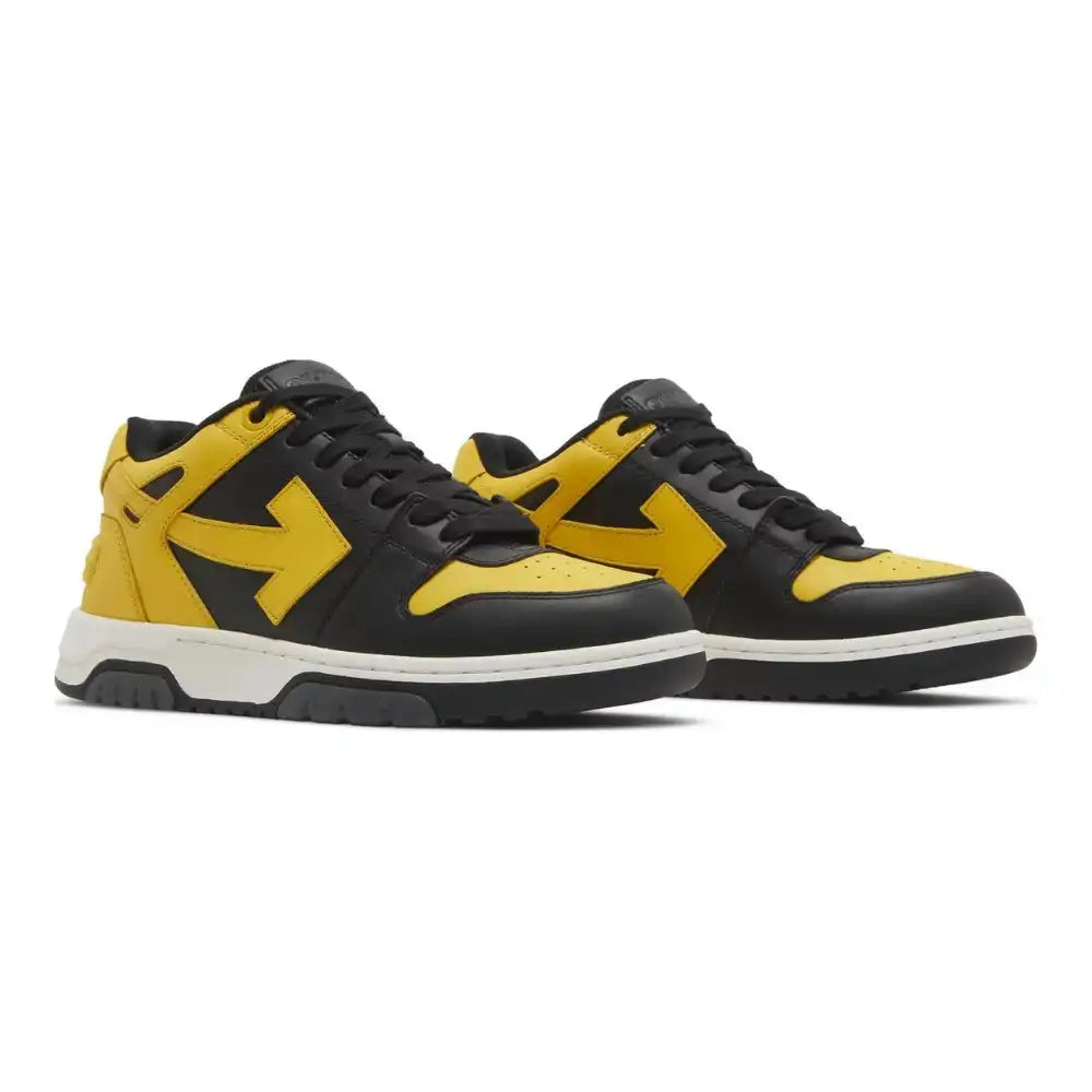 Out of Office Calf Leather Low - Black | Yellow
