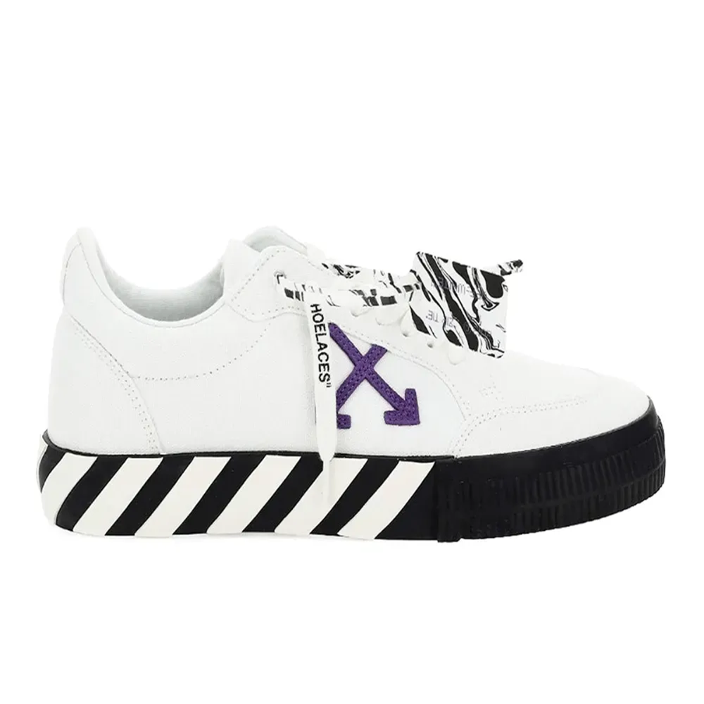 Vulcanized Low - White | Purple