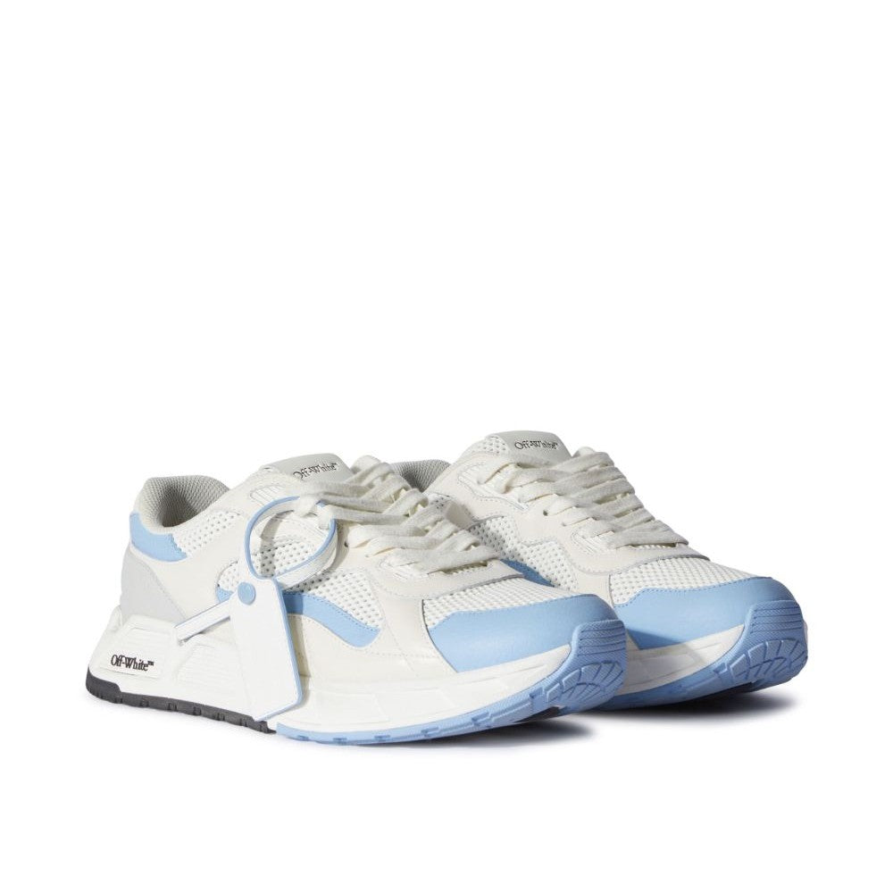 Kick Off Zip-Tie-tag - White | Baby Blue