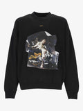 Artwork-print sweatshirt black