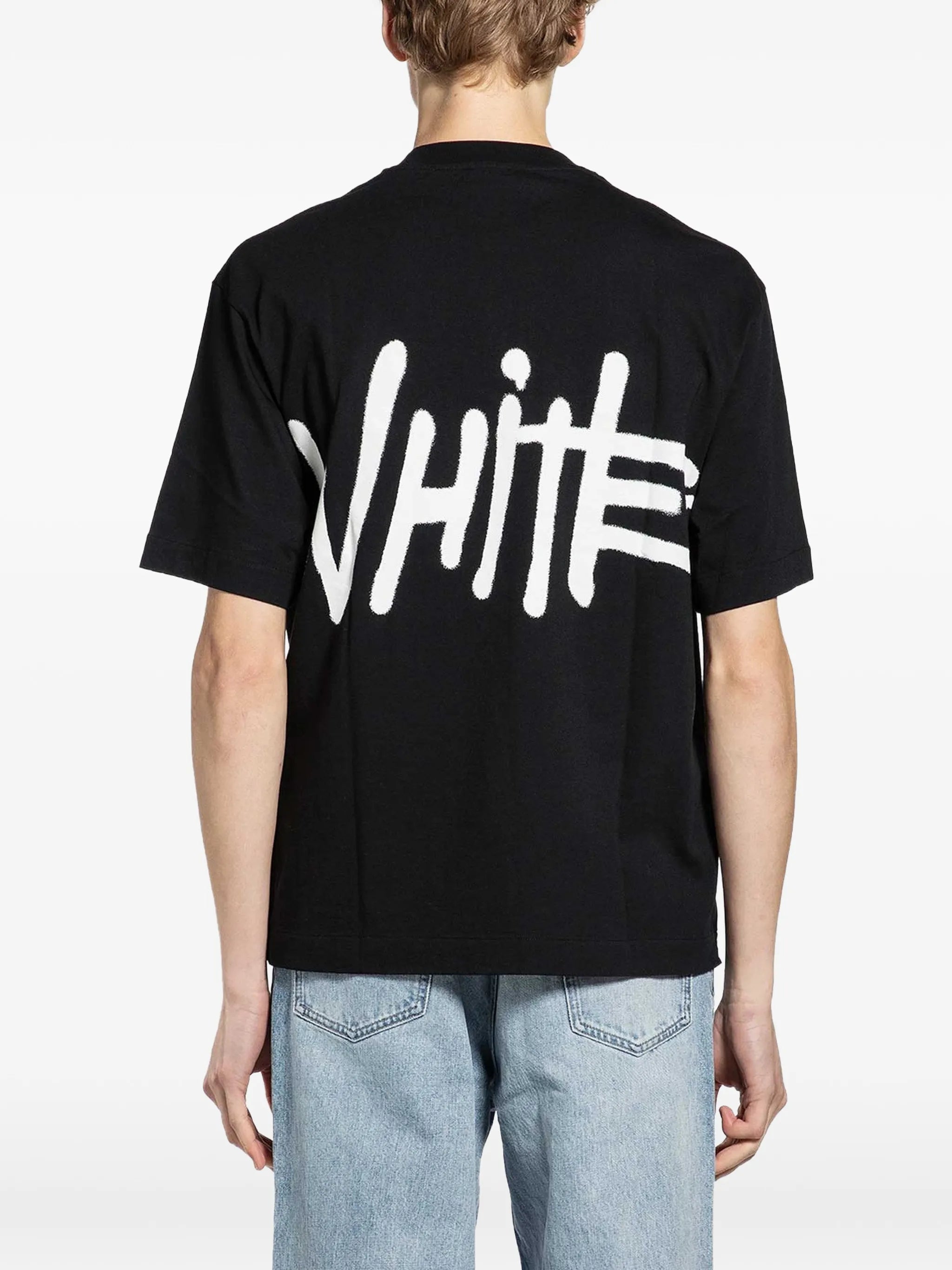 Spray logo skate T-shirt black