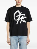 Spray logo skate T-shirt black