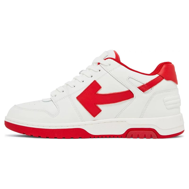 Out of Office Calf Leather Low - White | Red