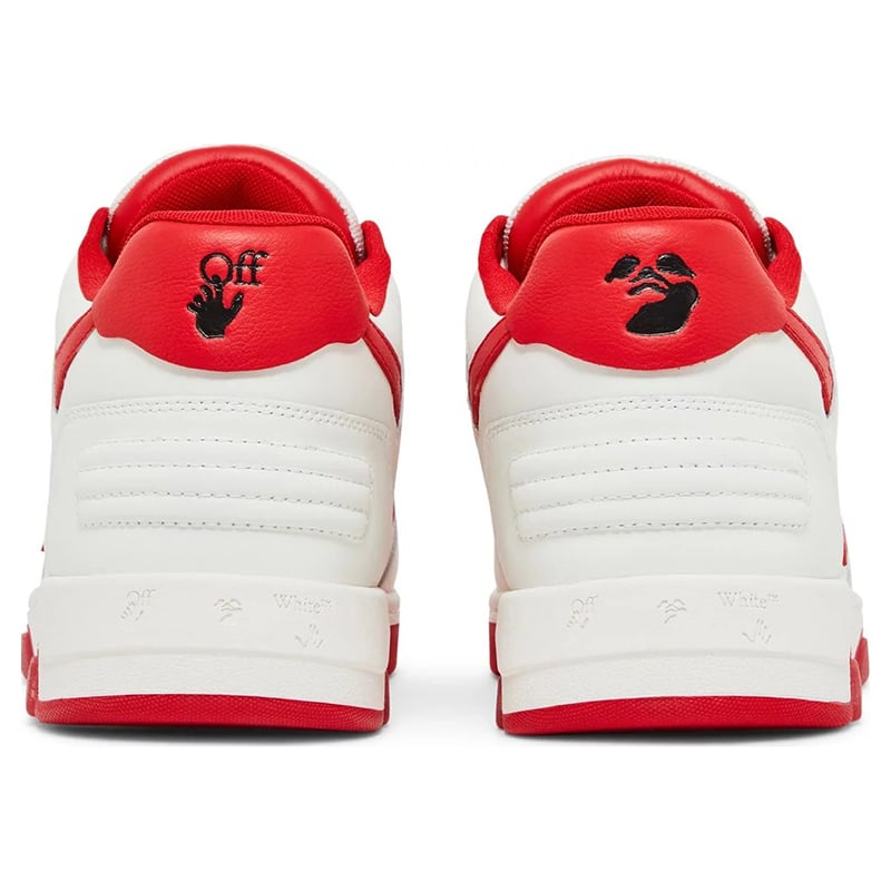 Out of Office Calf Leather Low - White | Red