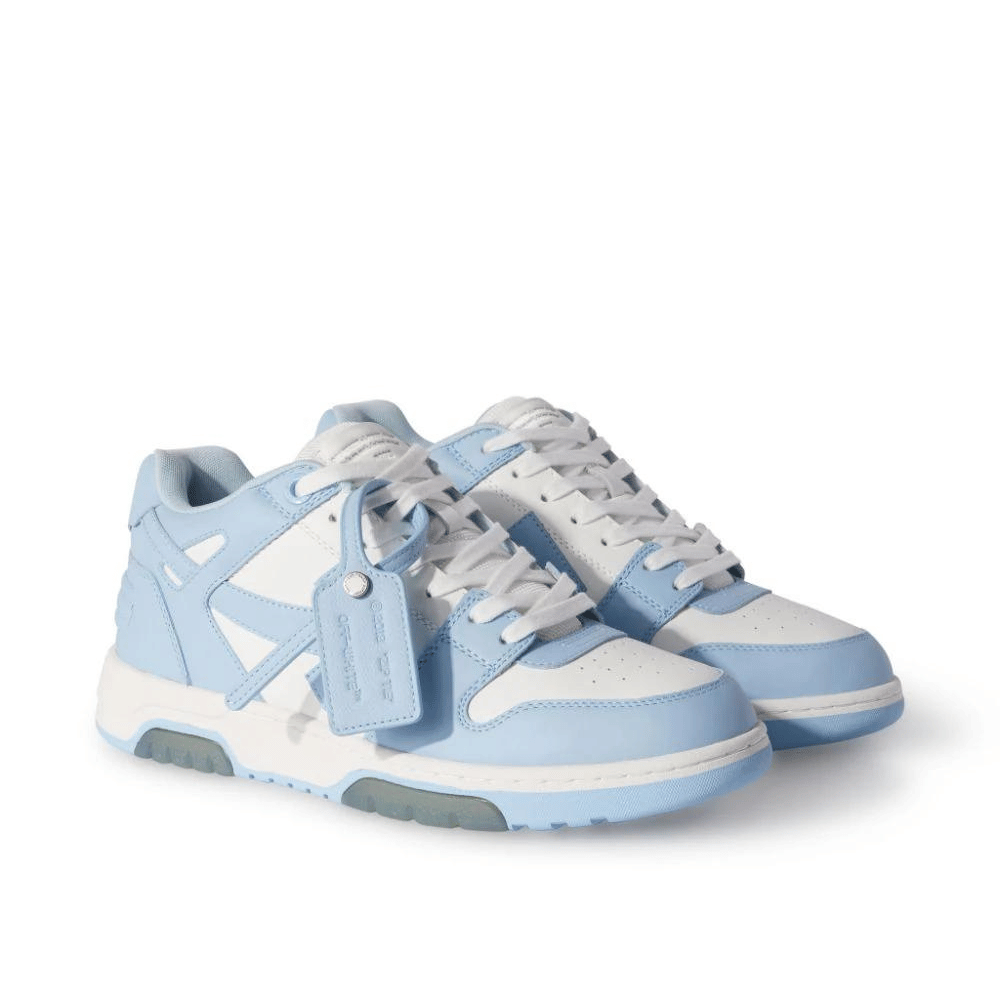 Out of Office Calf Leather - Light Blue | White