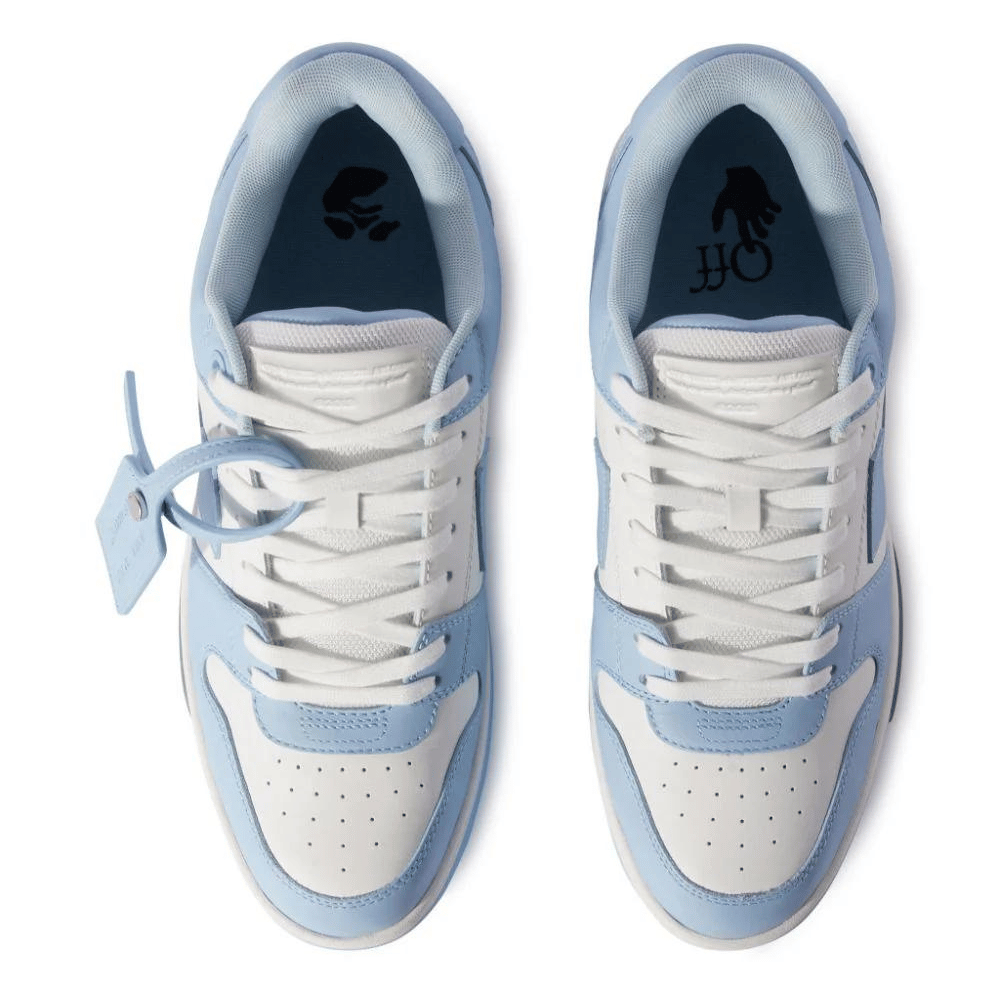 Out of Office Calf Leather - Light Blue | White