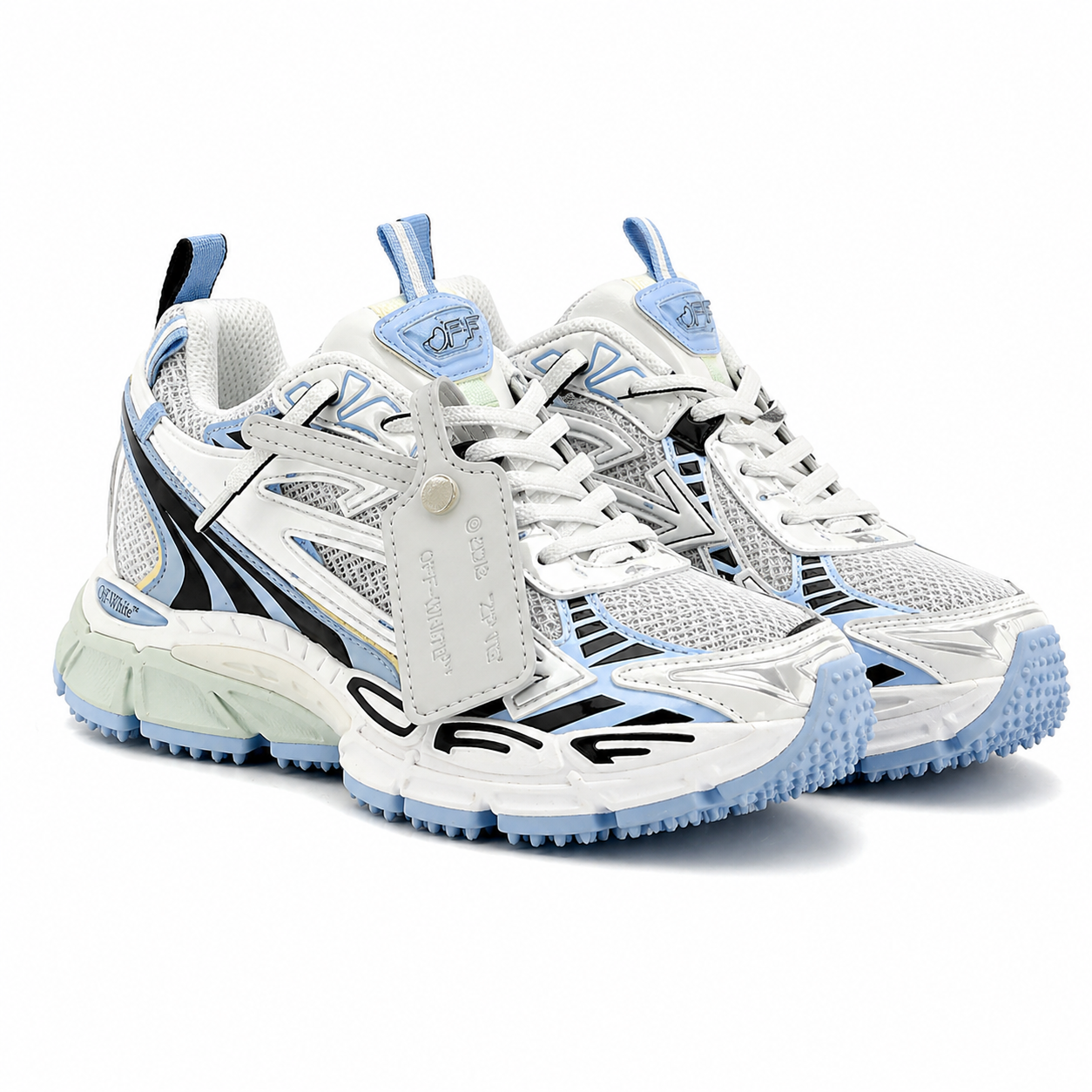 Be Right Back - White | Light Blue