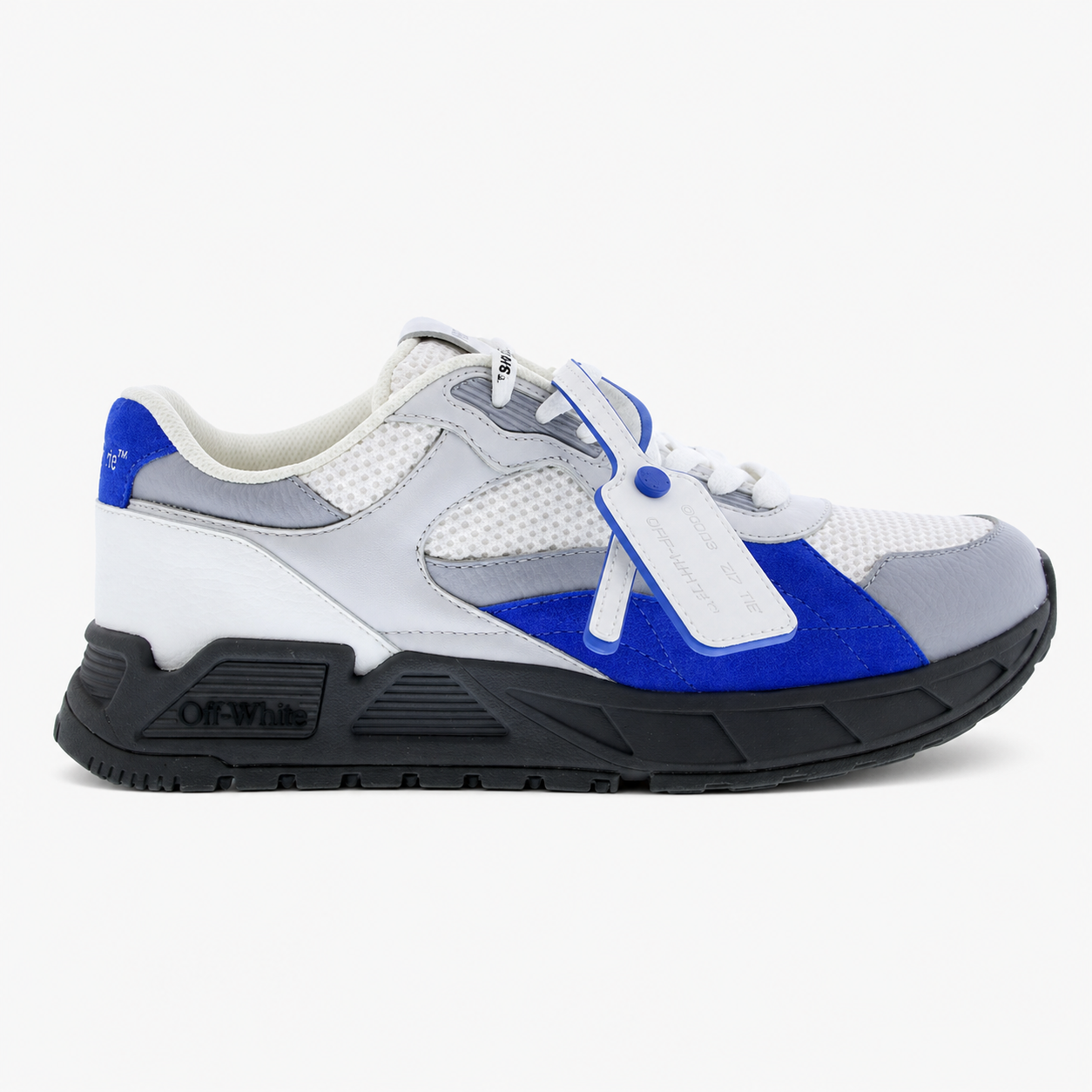 Kick Off Zip-Tie-tag - White | Blue