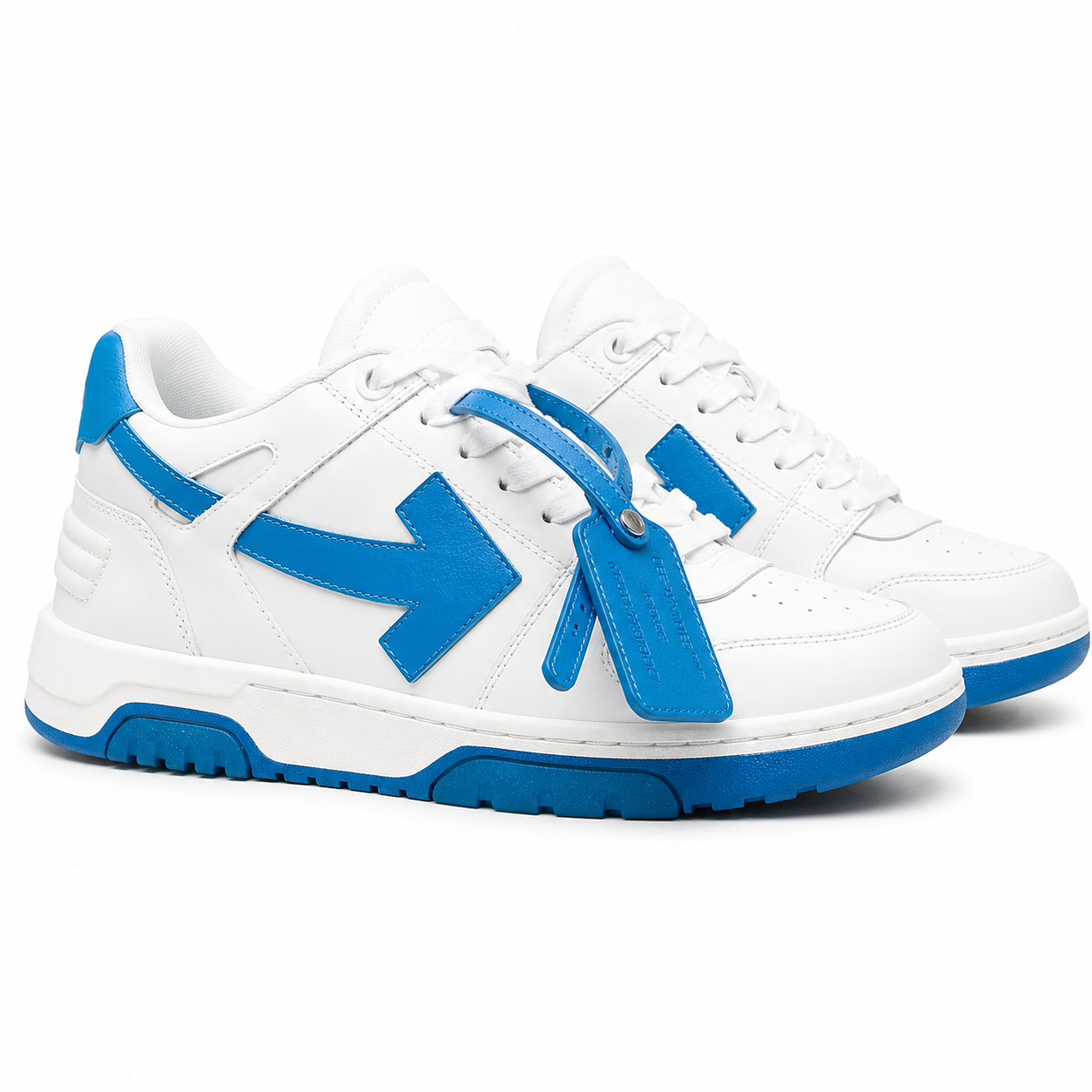 Out of Office Calf Leather Low - White | Blue