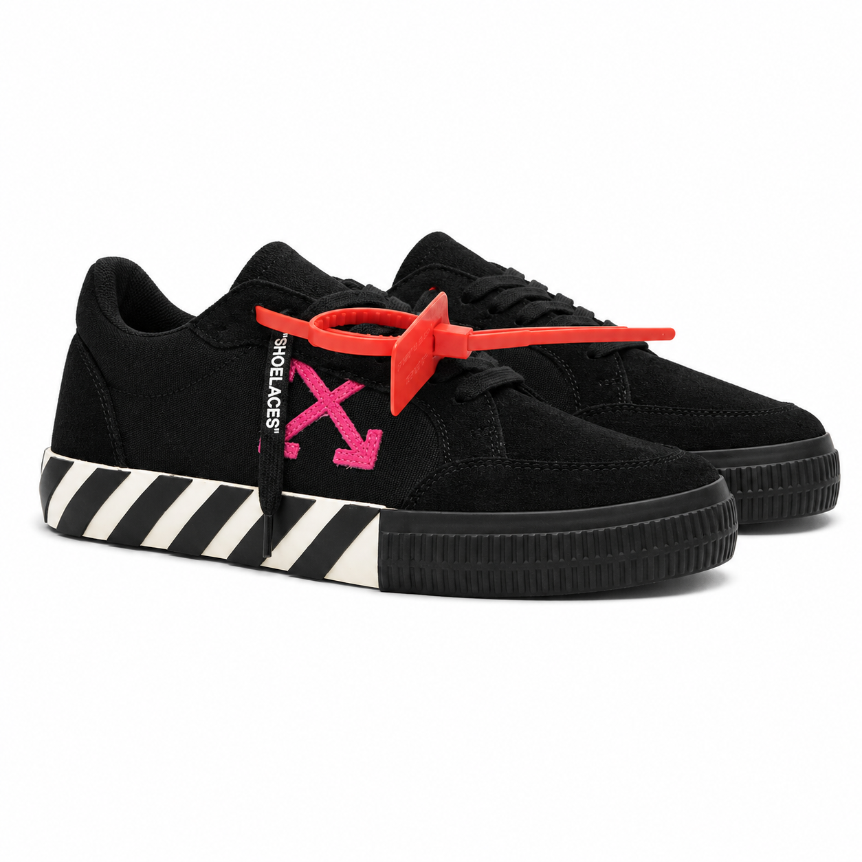 Vulcanized Low - Black | Fuchsia