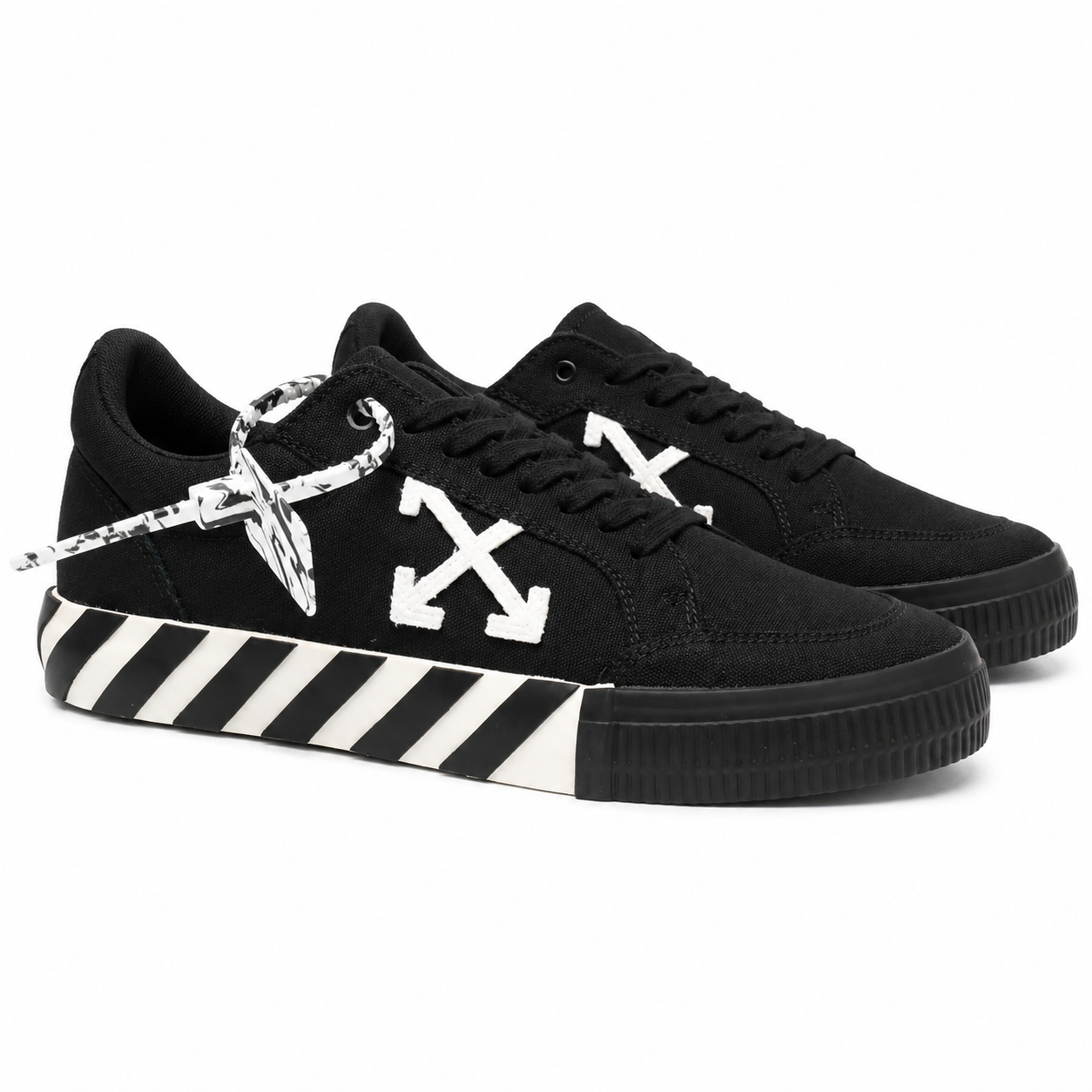 Vulcanized Low - Black | White | Arrow