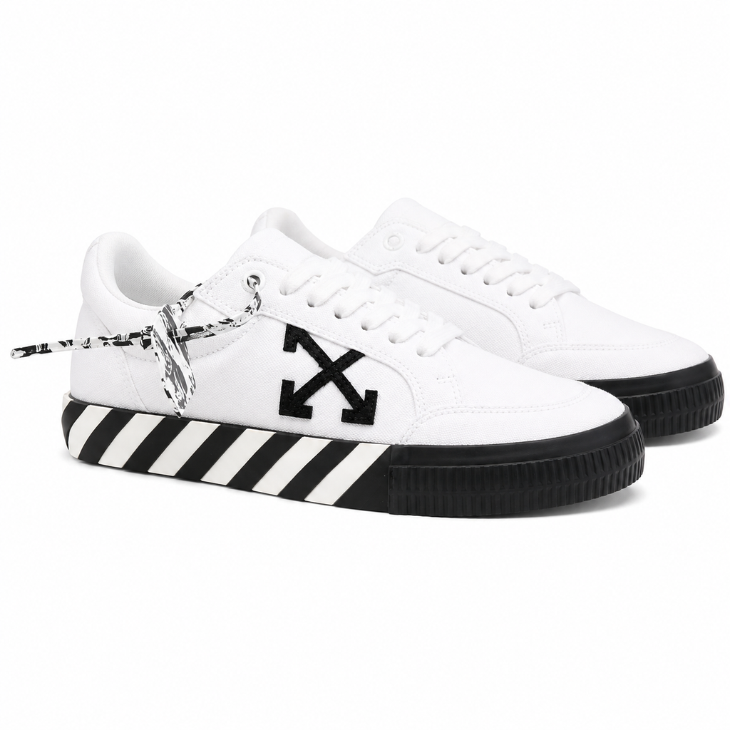 Vulcanized Low - White | Black