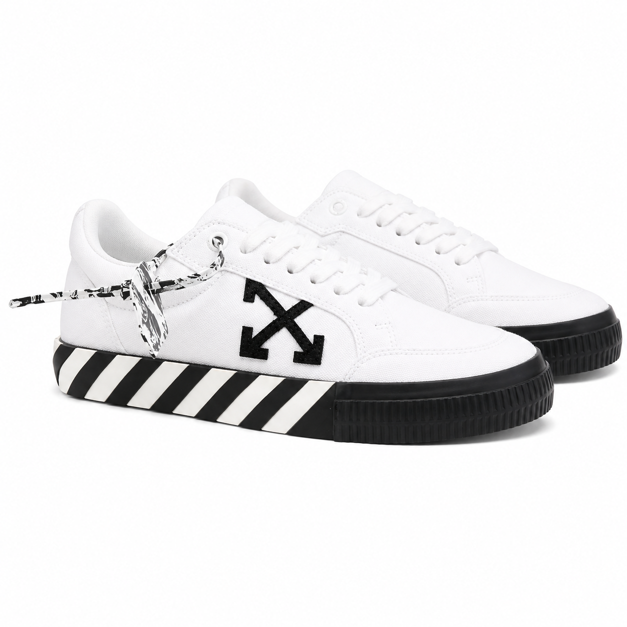 Vulcanized Low - White | Black