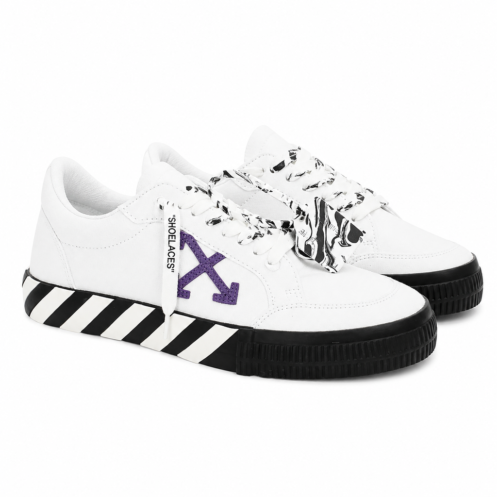 Vulcanized Low - White | Purple