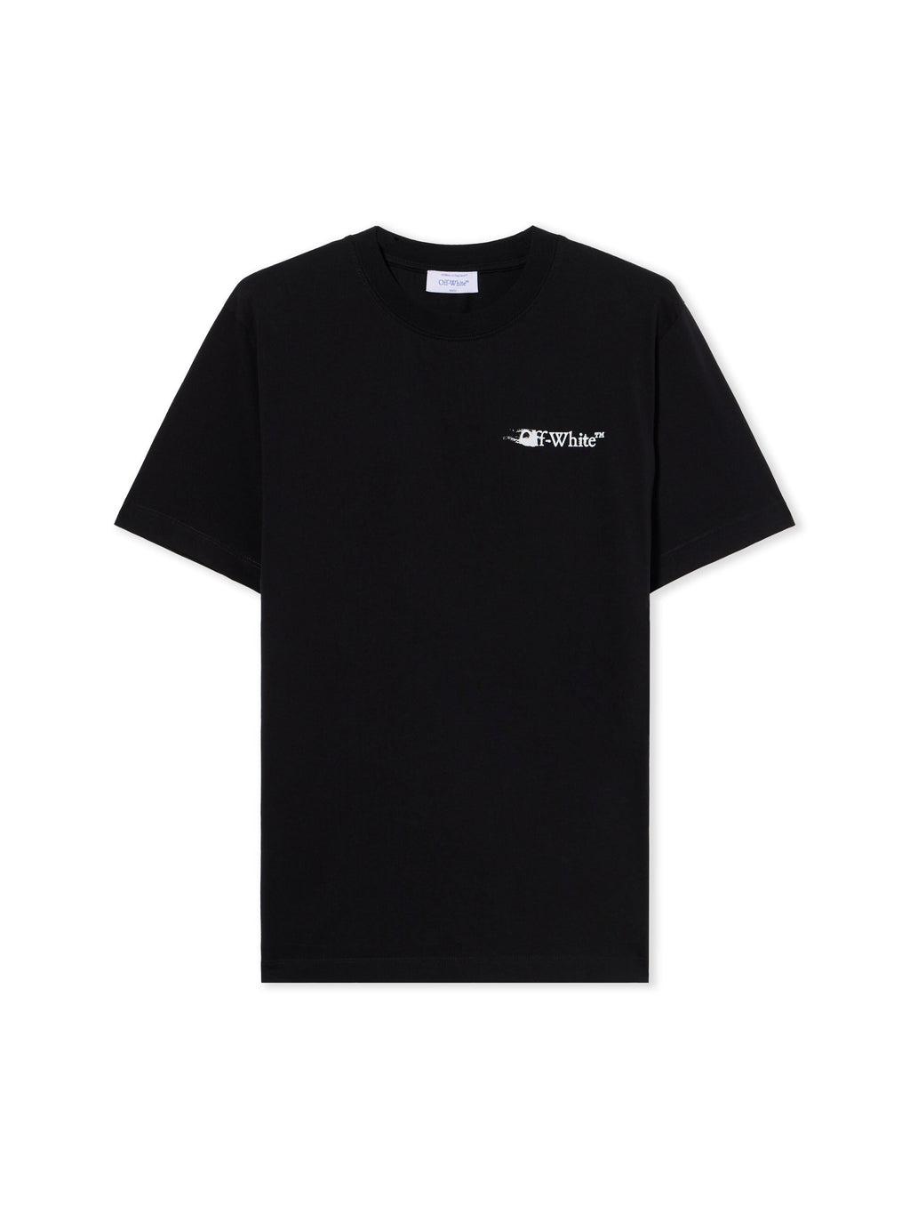 Ink Arrow Slim Logo Tee - BLACK - WHITE