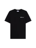 Ink Arrow Slim Logo Tee - BLACK - WHITE