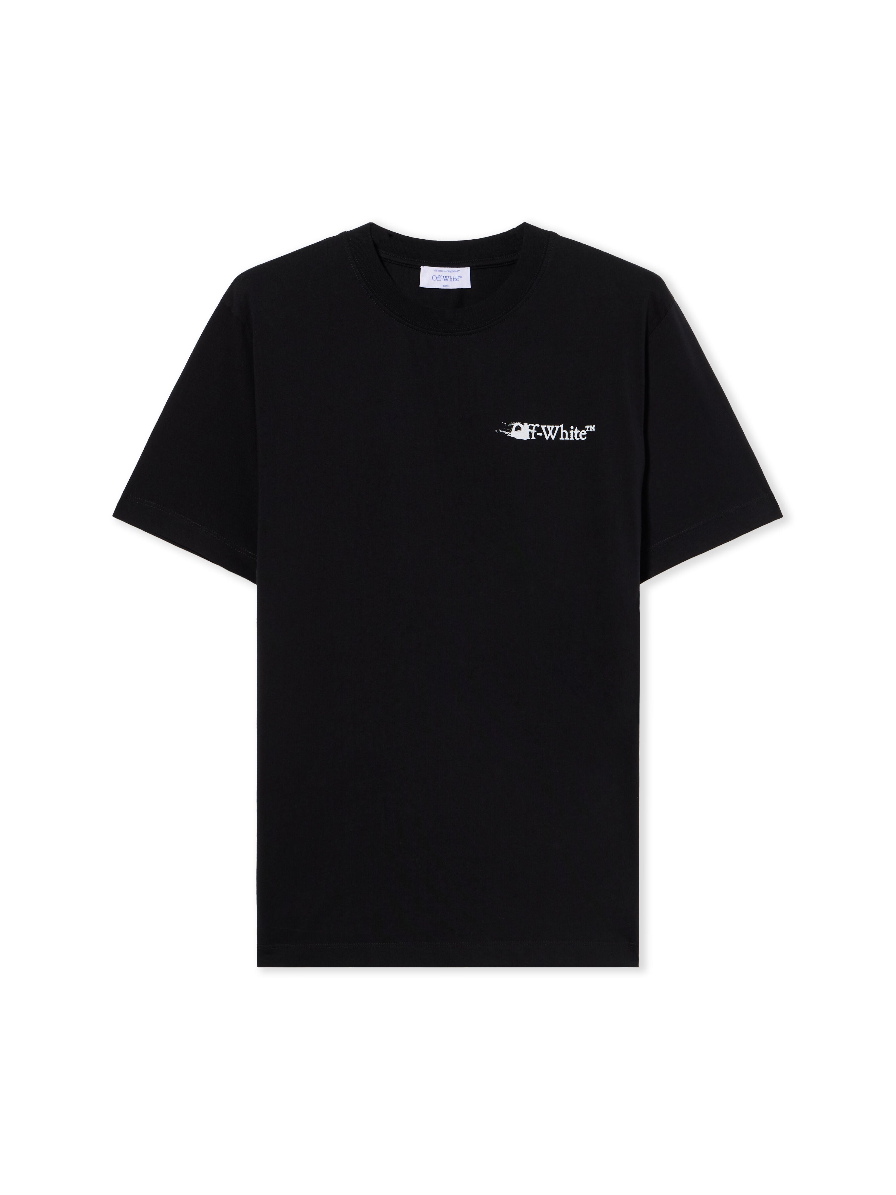 Ink Arrow Slim Logo Tee - BLACK - WHITE
