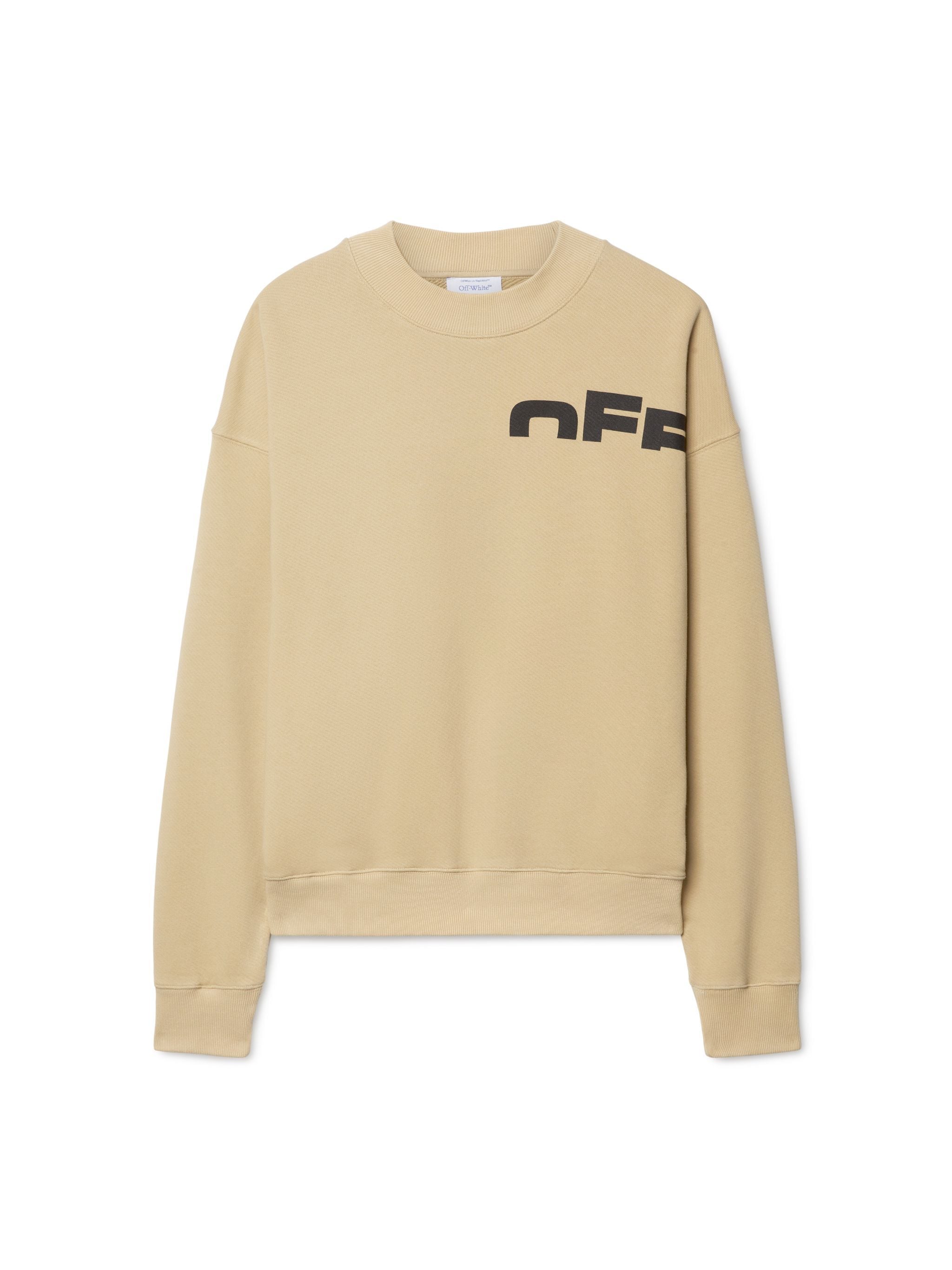 OFF SHARED SKATE CREWNECK - NEUTRALS