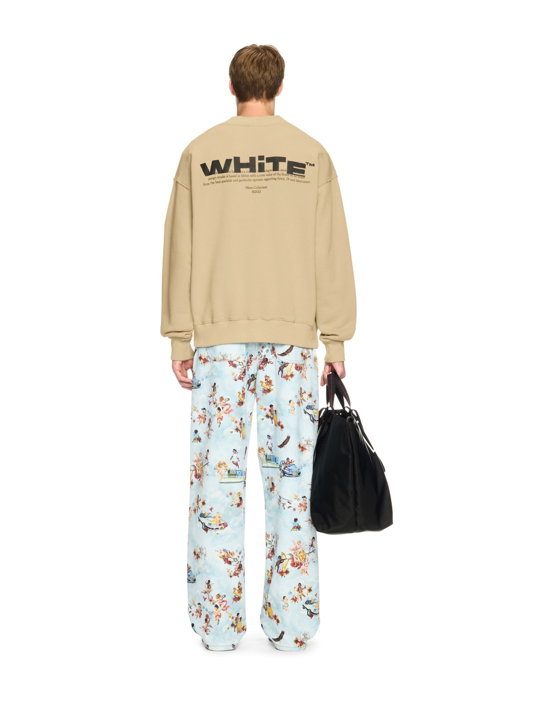 OFF SHARED SKATE CREWNECK - NEUTRALS