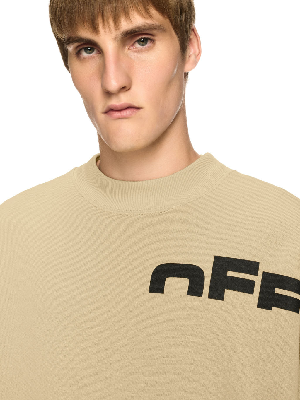 OFF SHARED SKATE CREWNECK - NEUTRALS