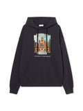 Train Off Skate Hoodie - DARK SAPPHIRE - WHITE