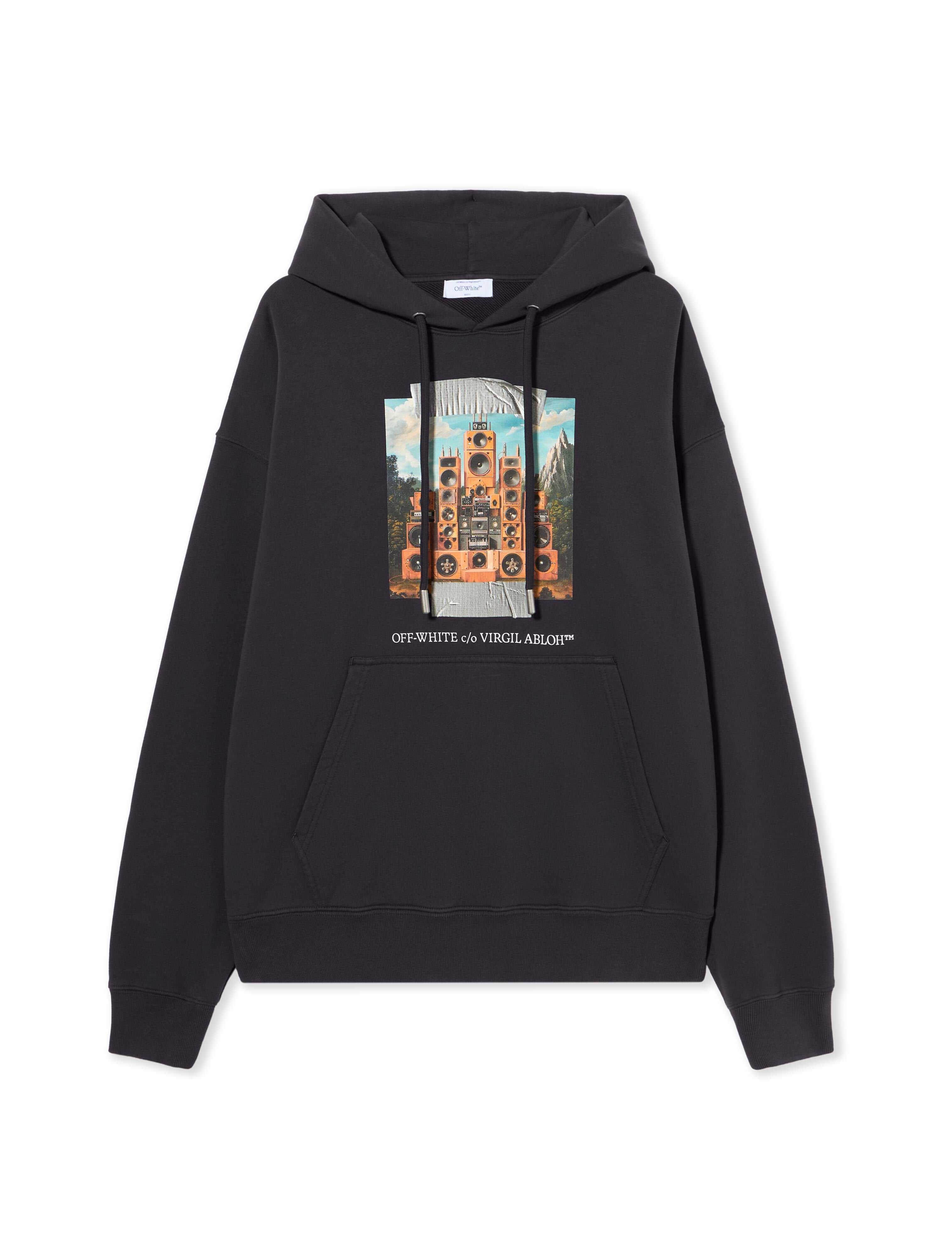 Train Off Skate Hoodie - DARK SAPPHIRE - WHITE