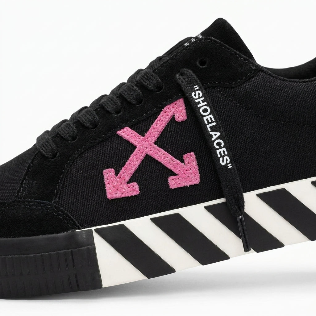 Vulcanized Low - Black | Fuchsia